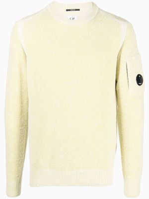 C.P. Company lens-detail knitted jumper - Green
