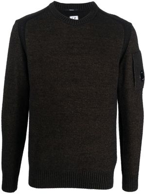 C.P. Company lens-detail knitted jumper - Grey
