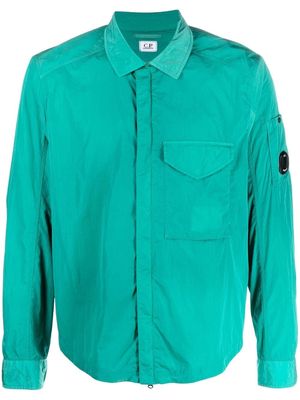 C.P. Company Lens-detail lightweight shirt jacket - Green