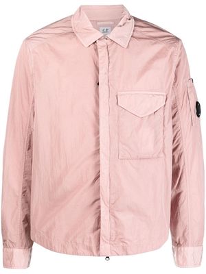 C.P. Company Lens-detail lightweight shirt jacket - Pink