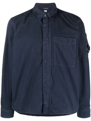 C.P. Company Lens-detail long-sleeve shirt - Blue