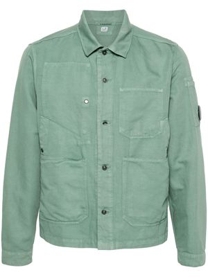 C.P. Company Lens-detail long-sleeve shirt - Green