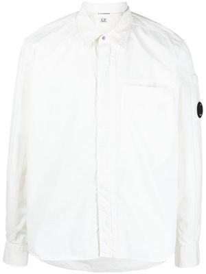 C.P. Company Lens-detail long-sleeve shirt - White