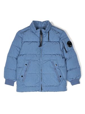 C.P. Company Lens-detail padded jacket - Blue