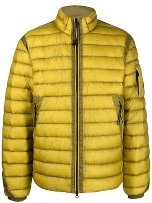 C.P. Company Lens-detail quilted jacket - Yellow