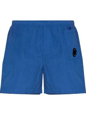 C.P. Company Lens-detail swim shorts - Blue