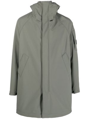 C.P. Company lens-detail zip coat - Green