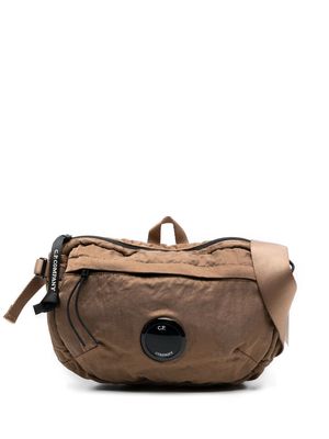 C.P. Company Lens-detail zipped belt bag - Brown