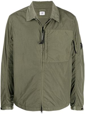 C.P. Company Lens-detail zipped jacket - Green