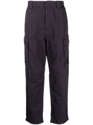 C.P. Company Lens-detailed cargo trousers - Black