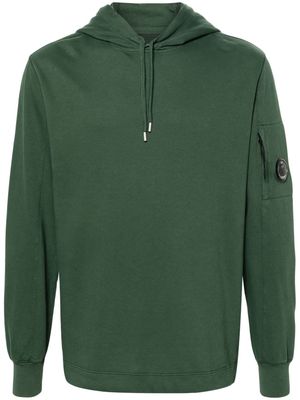 C.P. Company Lens-detailed cotton hoodie - Green