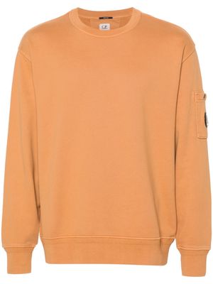 C.P. Company Lens-detailed cotton sweatshirt - Orange