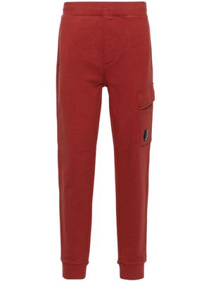 C.P. Company Lens-detailed cotton track pants - Red