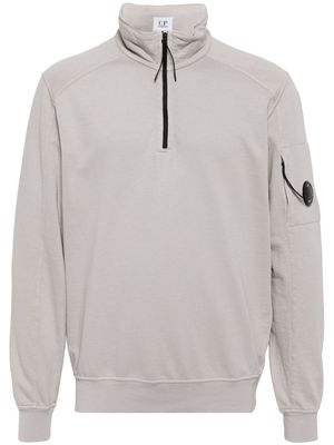 C.P. Company Lens-embellished cotton sweatshirt - Grey