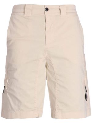 C.P. Company Lens-embellished shorts - Neutrals