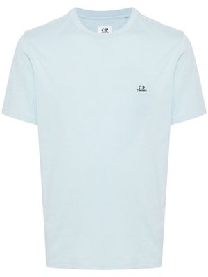 C.P. Company logo-appliqué cotton T-shirt - Blue