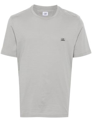 C.P. Company logo-appliqué cotton T-shirt - Grey