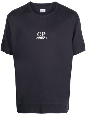 C.P. Company logo-detail cotton T-shirt - Blue