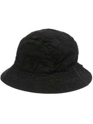 C.P. Company logo-embroidered cotton bucket hat - 999 BLACK