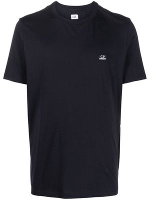 C.P. Company logo-embroidered cotton T-shirt - Blue