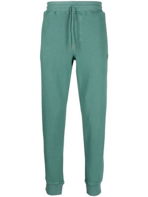 C.P. Company logo-embroidered cotton track pants - Green