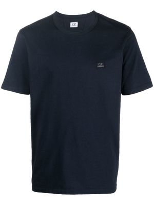C.P. Company logo-patch cotton T-shirt - Blue