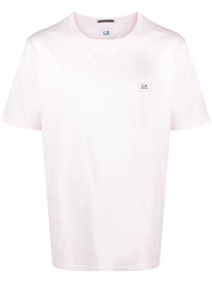 C.P. Company logo-patch cotton T-shirt - Pink