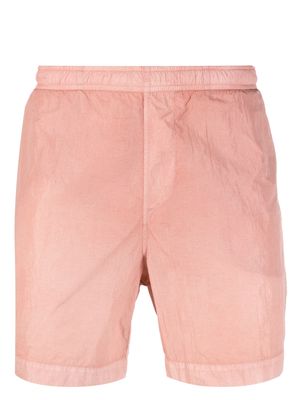 C.P. Company logo-patch swim shorts - Pink