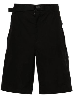 C.P. Company logo-print cargo shorts - Black