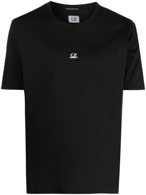 C.P. Company logo-print cotton classic T-shirt - Black