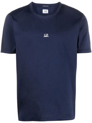 C.P. Company logo-print cotton classic T-shirt - Blue