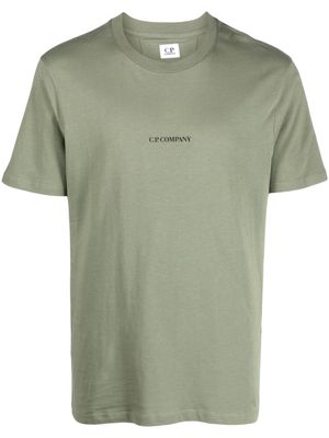 C.P. Company logo print cotton T-shirt - Green