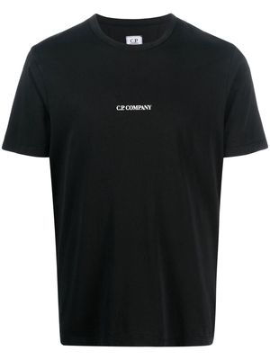 C.P. Company logo-print cottonT-shirt - Black
