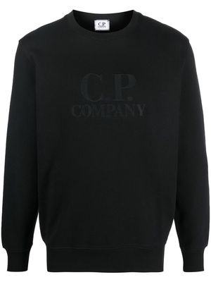 C.P. Company logo-print jumper - Black