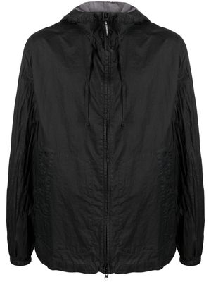 C.P. Company logo-print lightweight jacket - Black