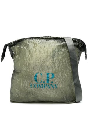 C.P. Company logo-print lightweight shoulder bag - Green