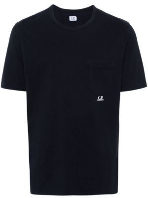 C.P. Company logo-print patch-pocket T-shirt - Blue