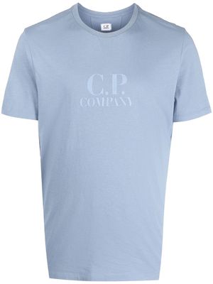 C.P. Company logo-print short-sleeve T-shirt - Blue