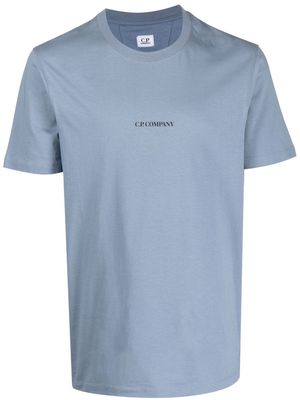 C.P. Company logo-print short-sleeved T-shirt - Blue