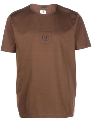 C.P. Company logo-print short-sleeved T-shirt - Brown