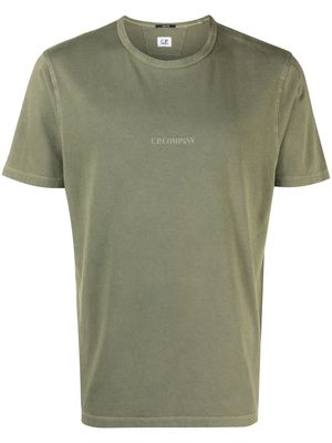 C.P. Company logo-print short-sleeved T-shirt - Green