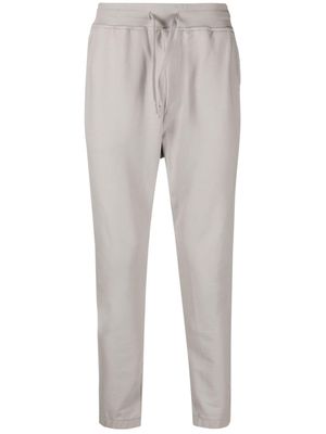 C.P. Company logo-print stretch-cotton track pants - Grey