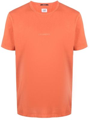 C.P. Company logo-print t-shirt - Orange