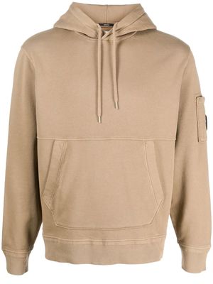 C.P. Company long-sleeve cotton hoodie - Brown