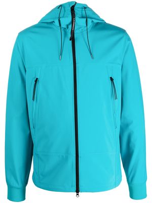 C.P. Company long-sleeve hooded jacket - Blue