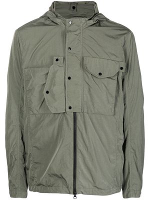 C.P. Company long-sleeve hooded jacket - Green