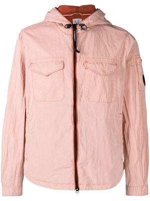 C.P. Company long-sleeve hooded jacket - Orange