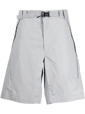 C.P. Company Metropolis Series belted cotton shorts - Grey