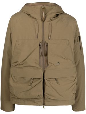 C.P. Company Micro-M hooded down jacket - Green