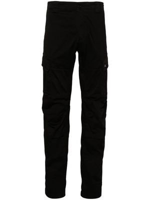 C.P. Company mid-rise tapered cargo trousers - Black